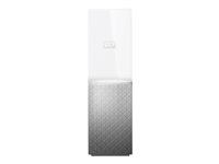 WD My Cloud Home WDBVXC0020HWT - Personlig molnlagringsenhet - 2 TB - HDD 2 TB x 1 - RAM 1 GB - Gigabit Ethernet WDBVXC0020HWT-EESN