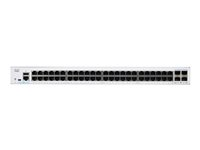 Cisco Business 250 Series CBS250-48T-4G - Switch - L3 - smart - 48 x 10/100/1000 + 4 x Gigabit SFP - rackmonterbar CBS250-48T-4G-EU