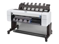 HP DesignJet T1600dr PostScript - 36" storformatsskrivare - färg - bläckstråle - Rulle (91,4 cm) - 2 400 x 1 200 dpi - upp till 0.32 min/sida (mono)/ upp till 0.32 min/sida (färg) - kapacitet: 2 valsar - Gigabit LAN - kniv 3EK13D#B19