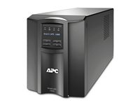 APC Smart-UPS 1000 LCD - UPS - AC 230 V - 700 Watt - 1000 VA - RS-232, USB - utgångskontakter: 10 - svart SMT1000I