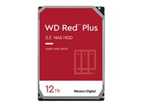 WD Red Plus WD120EFAX - Hårddisk - 12 TB - inbyggd - 3.5" - SATA 6Gb/s - 5400 rpm WD120EFAX