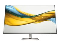 HP 527da - 5 Series - LED-skärm - 27" - 1920 x 1080 Full HD (1080p) @ 100 Hz - IPS - 300 cd/m² - 1500:1 - 5 ms - 2xHDMI, VGA - högtalare - metallgrå, svart B11W6AT#ABB
