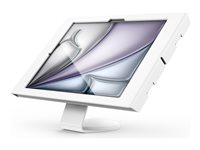 Compulocks iPad Air M2 & M3 13", Apex Enclosure Core Stand - White - Monteringssats - synliga kameror och sensorer fram/bak - för surfplatta - låsbar - metallram, högstyrkealuminium - vit - skärmstorlek: 13" - bänkskiva, väggmonterbar - för Apple 13-inch iPad Air (M2, M3) 111W13APXW