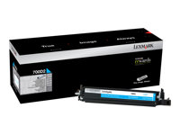 Lexmark 700D2 - Cyan - original - framkallningssats LCCP - för Lexmark C2132, CS310, CS317, CS417, CS517, CX317, CX410, CX417, CX510, CX517, XC2130 70C0D20