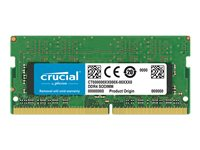 Crucial - DDR4 - modul - 8 GB - SO DIMM 260-pin - 2666 MHz / PC4-21300 - CL19 - 1.2 V - ej buffrad - icke ECC CT8G4SFS8266