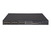 HPE 5130-24G-SFP-4SFP+ EI - Switch - L3 - Administrerad - 24 x Gigabit SFP + 8 x delad 10/100/1000 + 4 x 10 Gigabit Ethernet / 1 Gigabit Ethernet SFP+ - rackmonterbar JG933A