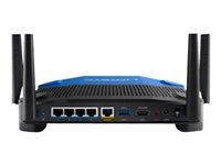 Linksys WRT1900AC - Trådlös router - 4-ports-switch - GigE - Wi-Fi 5 - Dubbelband WRT1900AC-EJ