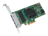 FUJITSU PLAN CP Intel I350-T4 - Nätverksadapter - PCIe 2.1 x4 låg profil - Gigabit Ethernet x 4 - för PRIMERGY CX2550 M5, CX2560 M5, RX2520 M5, RX2530 M5, RX2530 M6, RX2540 M6, TX2550 M5 S26361-F4610-L504