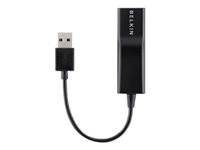 Belkin USB 2.0 Ethernet Adapter - Nätverksadapter - USB 2.0 - 10/100 Ethernet F4U047BT