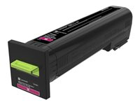 Lexmark - Extra hög kapacitet - magenta - original - tonerkassett LCCP, LRP - för Lexmark CS820de, CS820dte, CS820dtfe 72K2XM0