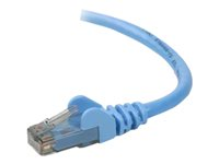 Belkin High Performance - Patch-kabel - RJ-45 (hane) till RJ-45 (hane) - 2 m - hakfri - blå A3L980CP02MBLHS