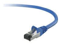 Belkin - Patch-kabel - RJ-45 (hane) till RJ-45 (hane) - 3 m - STP - CAT 6 - hakfri - blå - för Omniview SMB 1x16, SMB 1x8; OmniView SMB CAT5 KVM Switch A3L980B03MBL-HS