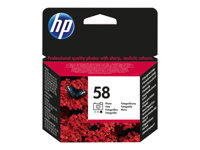 HP 58 - 17 ml - färg (ljus cyan, ljus magenta, svart) - original - bläckpatron (foto) - för Deskjet 450, 55XX; Officejet 6110; Photosmart 7150, 7350, 7550; psc 21XX, 2210 C6658AE