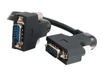 C2G VGA270 UXGA Monitor Cable - VGA-kabel - HD-15 (VGA) (hane) till HD-15 (VGA) (hane) - 15 m - tumskruvar 81157