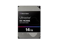 WD Ultrastar DC HC555 - Hårddisk - datacenter - 14 TB - inbyggd - 3.5" - SAS 12Gb/s - 7200 rpm - buffert: 512 MB 0B47743