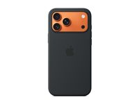 Apple - Baksidesskydd för mobiltelefon - MagSafe-kompatibilitet - silikon - svart - för iPhone 17 Pro Max MGFR4ZM/A