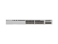 Cisco Catalyst 9200 - Network Advantage - switch - L3 - smart - 24 x 10/100/1000 (PoE+) - rackmonterbar - PoE+ C9200-24P-A