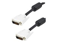 StarTech.com 2 m Dual Link DVI-D-kabel - M/M - DVI-kabel - dubbel länk - DVI-D (hane) till DVI-D (hane) - 2 m - svart DVIDDMM2M