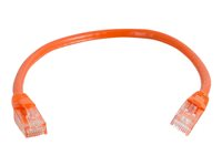 C2G Cat6 550MHz Snagless Patch Cable - Patch-kabel - RJ-45 (hane) till RJ-45 (hane) - 20 m - CAT 6 - formpressad, hakfri, tvinnad - orange 83582