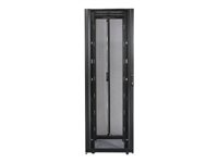 APC NetShelter SX Deep Enclosure Without Sides - Rack skåp - svart - 48U - 19" AR3157X609