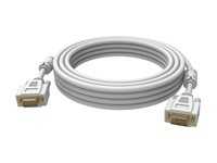 Vision Techconnect - VGA-kabel - HD-15 (VGA) (hane) till HD-15 (VGA) (hane) - 3 m - vit TC 3MVGAP