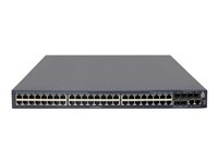 HPE 5500-48G-PoE+-4SFP HI Switch with 2 Interface Slots - Switch - Administrerad - 48 x 10/100/1000 (PoE+) + 4 x Gigabit SFP + 2 x 10 Gigabit SFP+ - rackmonterbar - PoE+ (1440 W) JG542A