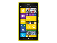 Nokia Lumia 1520 - Pekskärmsmobil med Windows - 4G - 32 GB + microSDXC kortplats - 6" - 1 920 x 1 080 pixlar ( 368 ppi ) - IPS - 20 Mpix - Windows Phone 8 - gul A00015453