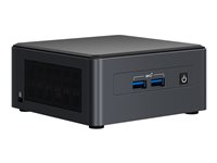 Intel Next Unit of Computing Kit 11 Pro Kit - NUC11TNHi3 - mini-PC Core i3 1115G4 3 GHz - 0 GB - ingen HDD BNUC11TNHI30000