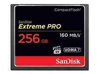 SanDisk Extreme Pro - Flash-minneskort - 256 GB - CompactFlash SDCFXPS-256G-X46