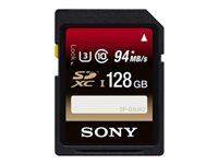 Sony SF-G1UX2 - Flash-minneskort - 128 GB - UHS Class 3 / Class10 - SDXC UHS-I SFG1UX2