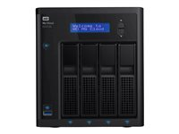 WD My Cloud EX4100 WDBWZE0400KBK - NAS-server - 4 fack - 40 TB - HDD 10 TB x 4 - RAID RAID 0, 1, 5, 10, JBOD, 5 hot spare - RAM 2 GB - Gigabit Ethernet - iSCSI support WDBWZE0400KBK-EESN