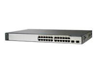 Cisco Catalyst 3750V2-24FS - Switch - L3 - Administrerad - 24 x 100 Mbit SFP + 2 x Gigabit SFP - rackmonterbar WS-C3750V2-24FS-S