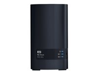 WD My Cloud EX2 Ultra WDBVBZ0120JCH - Personlig molnlagringsenhet - 2 fack - 12 TB - HDD 6 TB x 2 - RAID RAID 0, 1, JBOD - RAM 1 GB - Gigabit Ethernet - iSCSI support WDBVBZ0120JCH-EESN