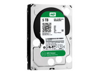 WD Green WD50EZRX - Hårddisk - 5 TB - inbyggd - 3.5" - SATA 6Gb/s - buffert: 64 MB WD50EZRX