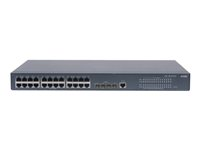 HPE 5120-24G-PoE+ SI Switch - Switch - L4 - Administrerad - 24 x 10/100/1000 + 4 x SFP - rackmonterbar - PoE JG091A#ABB