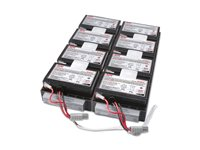 APC Replacement Battery Cartridge #26 - UPS-batteri - Bly-syra - svart - för P/N: SU2200XLTX153, SU24R2XLBP, SU24RMXLBP2U-3XW, SU24RMXLBP2U-5XW, SU24RMXLBP2U-TRADE RBC26