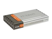 D-Link DES 1008F - Switch - 7 x 10/100 + 1 x 100Base-FX - skrivbordsmodell DES-1008F/E