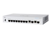 Cisco Business 350 Series CBS350-8S-E-2G - Switch - L3 - Administrerad - 8 x Gigabit SFP + 2 x kombination Gigabit Ethernet/Gigabit SFP - rackmonterbar CBS350-8S-E-2G-EU