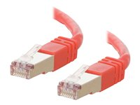 C2G Cat5e Booted Shielded (STP) Network Patch Cable - Patch-kabel - RJ-45 (hane) till RJ-45 (hane) - 4 m - STP - CAT 5e - formpressad - röd 83793