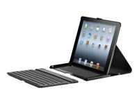 Targus Versavu 360 Rotating Stand Case with Keyboard - Tangentbord och foliefodral - Bluetooth - Nordisk - svart THZ192NO