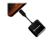 Transcend RDC3 - Kortläsare (microSD, microSDHC UHS-I, microSDXC UHS-I, SD, SDHC UHS-I, SDXC UHS-I) - USB-C 3.2 Gen 1 TS-RDC3