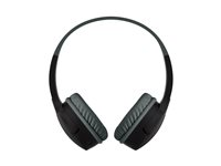 Belkin SoundForm Mini - Hörlurar med mikrofon - på örat - Bluetooth - trådlös - 3,5 mm kontakt - svart AUD002BTBK