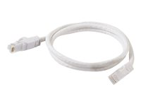 C2G Cat6 Booted Unshielded (UTP) Network Patch Cable - Patch-kabel - RJ-45 (hane) till RJ-45 (hane) - 20 m - UTP - CAT 6 - formpressad, hakfri, tvinnad - vit 83494