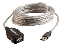 C2G USB Active Extension Cable - USB-förlängningskabel - USB (hane) till USB (hona) - USB 2.0 - 5 m - aktiv 81655