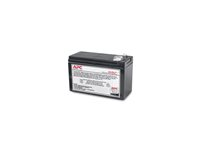 APC Replacement Battery Cartridge #110 - UPS-batteri - 1 x batteri - Bly-syra - svart - för P/N: BE650G2-CP, BE650G2-FR, BE650G2-GR, BE650G2-IT, BE650G2-SP, BE650G2-UK, BR650MI APCRBC110