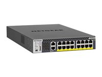 NETGEAR M4300-16X - Switch - L3 - Administrerad - 16 x 100/1000/2.5G/5G/10GBase-T (PoE+) - rackmonterbar - PoE+ (500 W) XSM4316PB-100NES