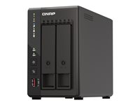 QNAP TS-253E - NAS-server - 2 fack - 16 TB - SATA 6Gb/s - HDD 8 TB x 2 - RAID RAID 0, 1, JBOD - RAM 8 GB - 2.5 Gigabit Ethernet - iSCSI support TS-253E-8G+2XST8000NE001