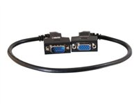 C2G VGA270 UXGA Monitor Extension Cable - VGA-förlängningskabel - HD-15 (VGA) (hane) till HD-15 (VGA) (hona) - 5 m - tumskruvar 81143