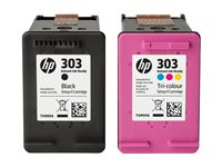 HP 303XL - 10 ml - Lång livslängd - färg (cyan, magenta, gul) - original - bläckpatron - för ENVY Photo 62XX, Photo 71XX, Photo 78XX; ENVY Inspire 72XX, 79XX T6N03AE#UUQ