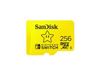 SanDisk Nintendo Switch - Flash-minneskort - 256 GB - UHS-I U3 - mikroSDXC UHS-I - för Nintendo Switch SDSQXAO-256G-GNCZN